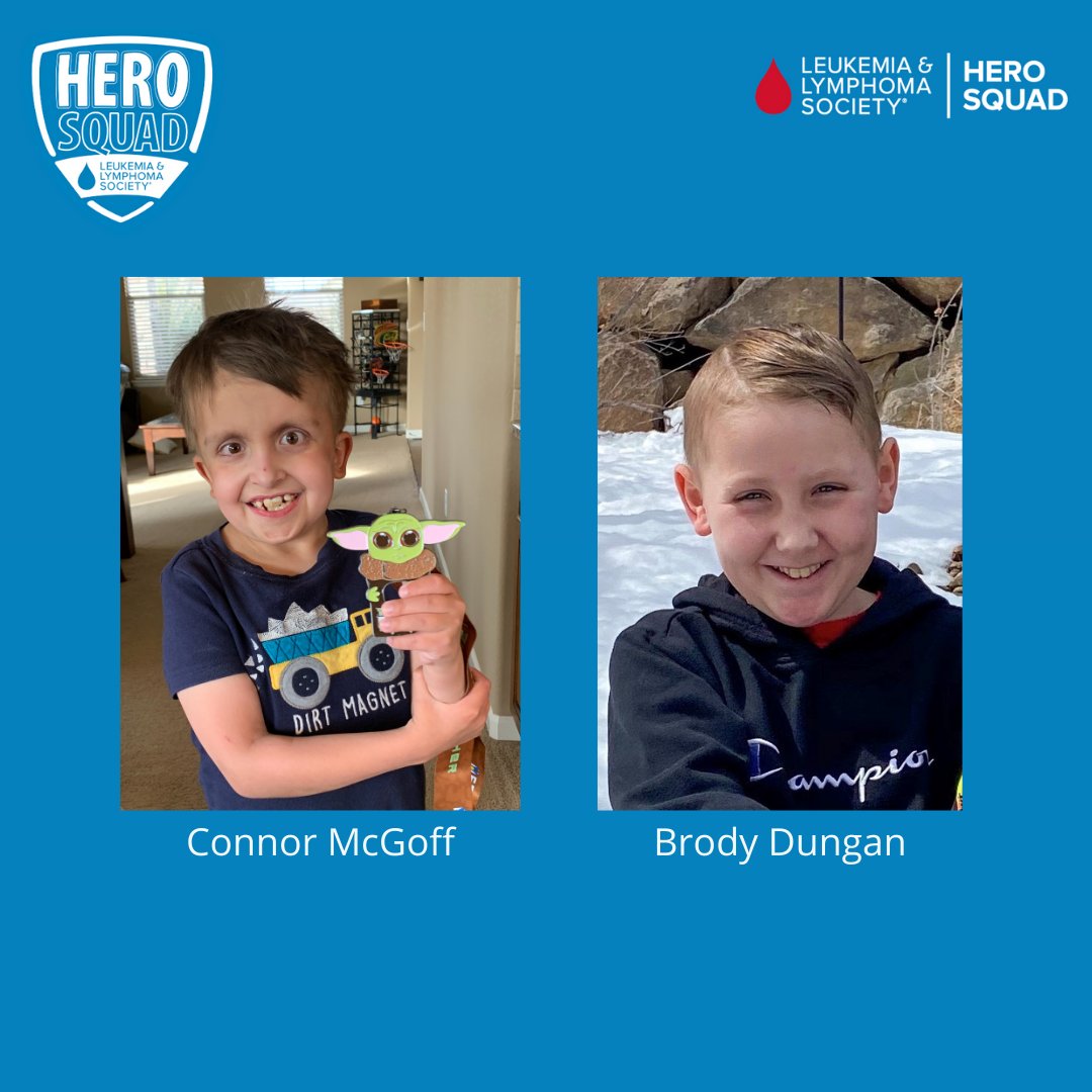 For over two decades, LLS has provided $40 million in funding to develop CAR T-cell immunotherapy.  Connor and Brody are living proof that philanthropy drives science and science is the engine that drives cures.  Visit herosquad.org  to register your school today!