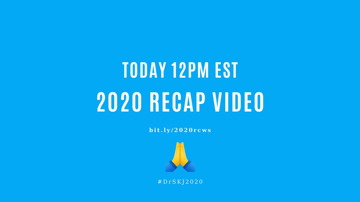 DrStefJohnson's tweet photo. AT 12PM EST my 2020 recap video will be live! 

Don't miss D&amp;I Lessons + a first look at what's to come in 2021!

Thank you for all the support on @Inclusifybook this year!

#DrSKJ2020 #Inclusify

https://t.co/NtaxAm26MD https://t.co/gK8bOQ0nGv