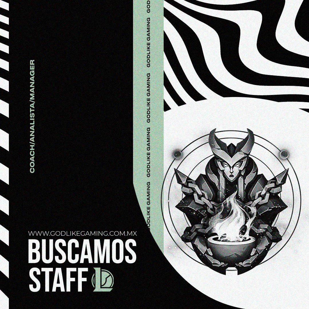 Latinoamérica Norte #leagueoflegends 

¿Qué buscamos?
◾️ Coach 🧑‍
◾️ Analista 📈
◾️ Manager 💼

Formulario: forms.gle/vsufXDK5C8KcNh…

Recompensas: Diseños personalizados, apoyo en desarrollo de contenido, retroalimentaciones con otros coach/analista/staff tier 3 y 2, entre otros.