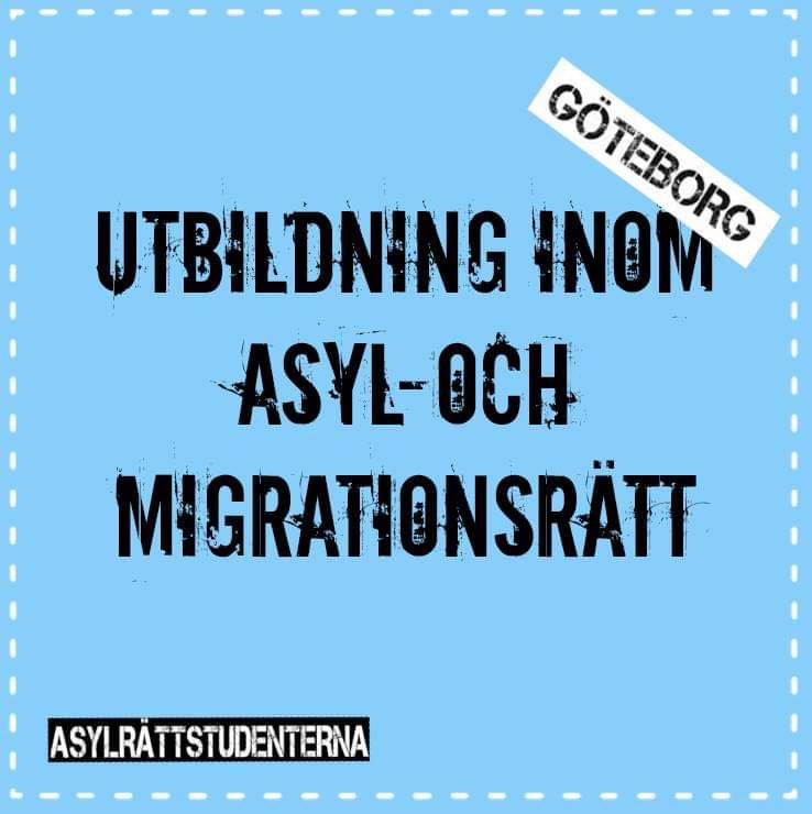 Är du intresserad av asyl- och migrationsrätt? Vill du bli en rådgivare inför höstterminen 2021? De här datumen kommer vi ha utbildningsdagar inom asyl- och migrationsrätt: 23/2 och 5/3. Håll utkik för mer information och anmälan!