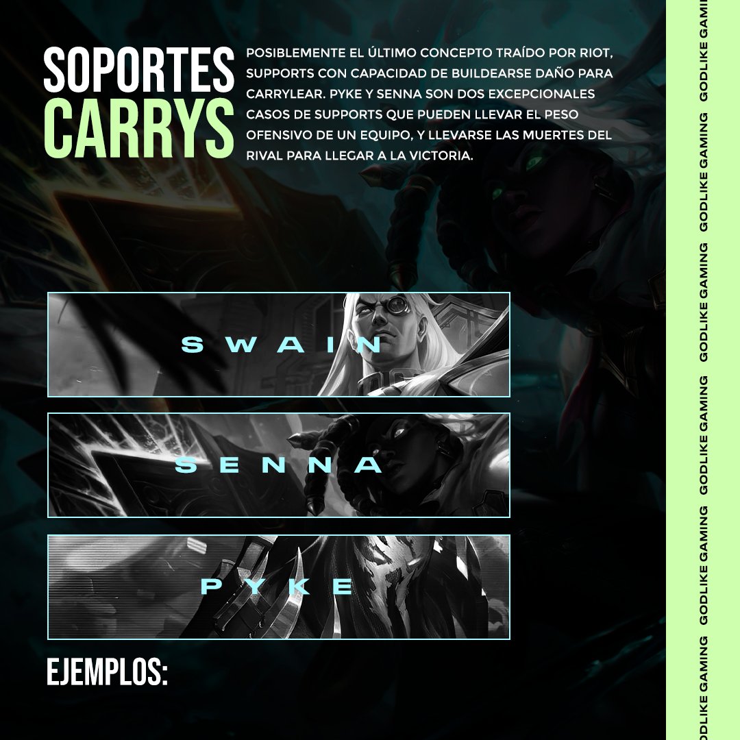 Tipos de Support #leagueoflegends - Mini Guía. 🛡

Te invitamos a ver el contenido completo dentro de nuestra pagina de facebook: cutt.ly/Ljk1xfB