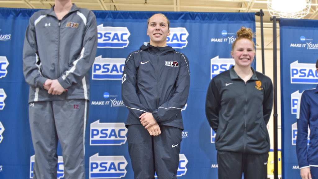 IUPCrimsonHawk's tweet photo. With 🏊♀️ season right around the corner, today’s #HawkProfile is sophomore Amber Baldani of @IUPSwimming!
» Ranked 10th in home nation of Croatia
» 2nd in 200 back & 200 free, 1st in 800 free relay at 2020 PSAC championships
🔗 https://t.co/zJ4dIf7lGo
#TalonsUp https://t.co/tydYuXVC6b