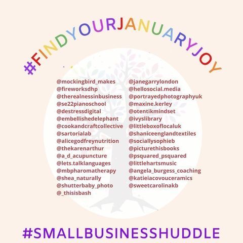 Have you been following #Smallbusinesshuddle #FindYourJanuaryJoy ? 
This is a list of everyone taking part, and the today is the turn of Menswear Personal Stylist <a href="/sartorialab/">Sartoria Lab</a>. 😊

Head to her Insta page to see full details of her offer.