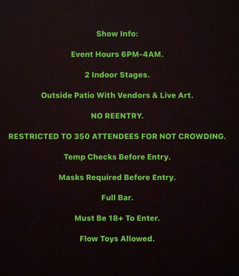 We are officially 2 weeks away from the final DUB WUB ! 👽😭

There are only 33 tickets left until we are 100% SOLD OUT !