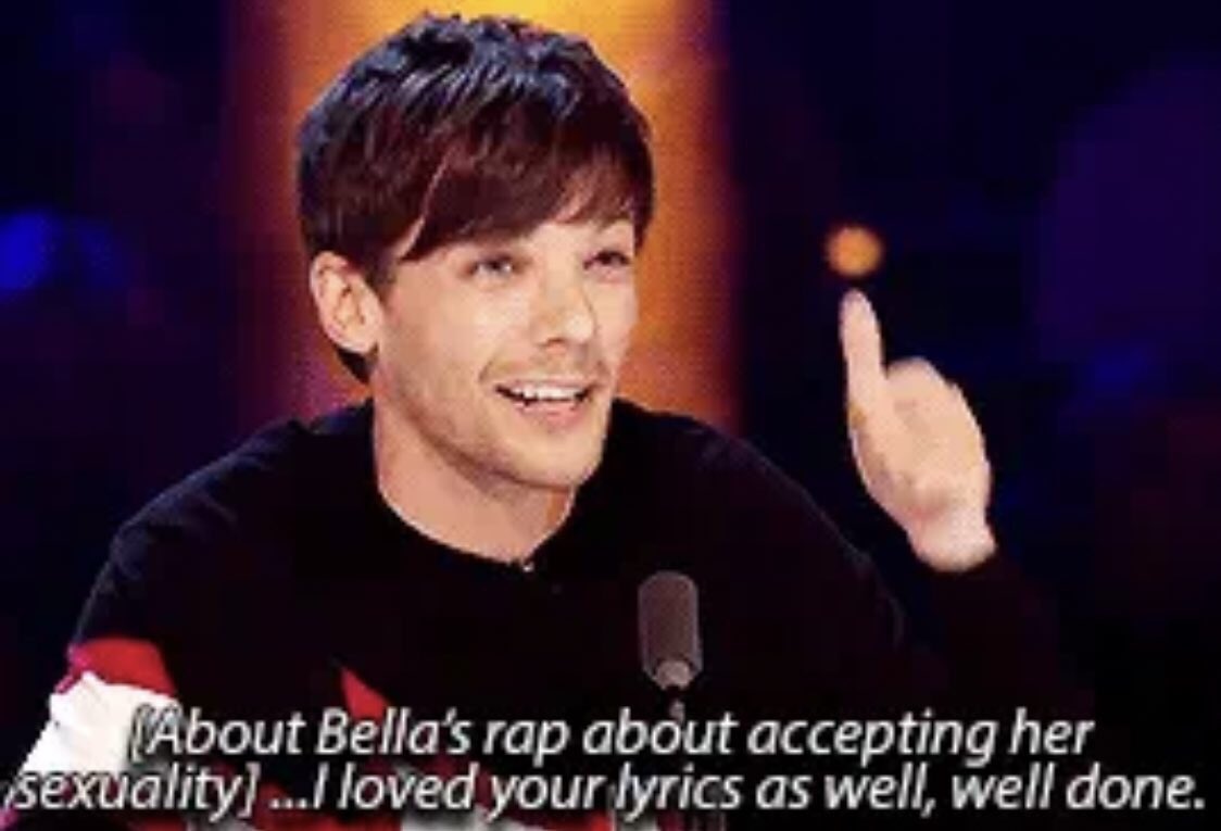 - THIS is Louis Tomlinson with LGBTQ+ community