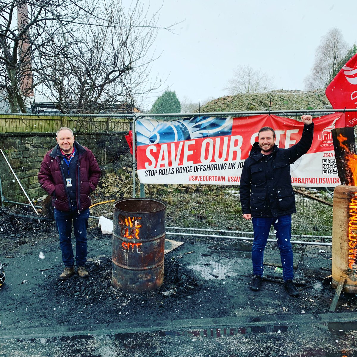 Quinny_EFC's tweet photo. Today felt like a good day ✊ 

#BattleforBarnoldswick #SaveOurSite https://t.co/J7mXOuOTMh
