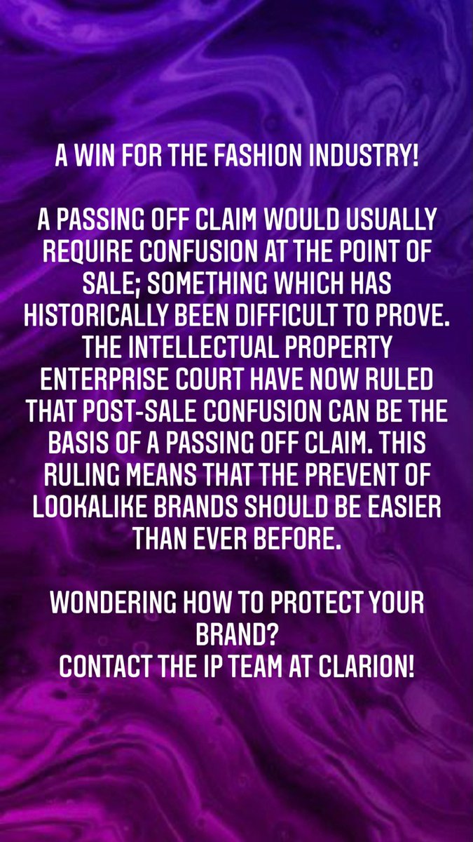 Clarion IP Team tweet media