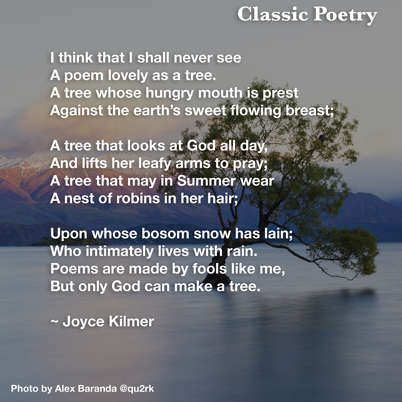 joyce kilmer poems