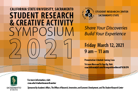 The 2021 Spring Symposium is now accepting student applications. Students across all academic levels and disciplines are encouraged to apply. Student awardees receive cash prizes and a chance to represent Sac State at the CSU Research Competition. Register via link in bio!
