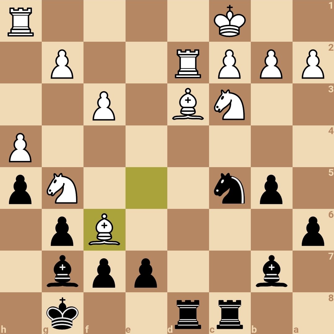 TheChessguy's tweet photo. White just took on f6. How would you recapture and why? It's actually a lot worse for white then it might appear. https://t.co/I1MZl0UAa6