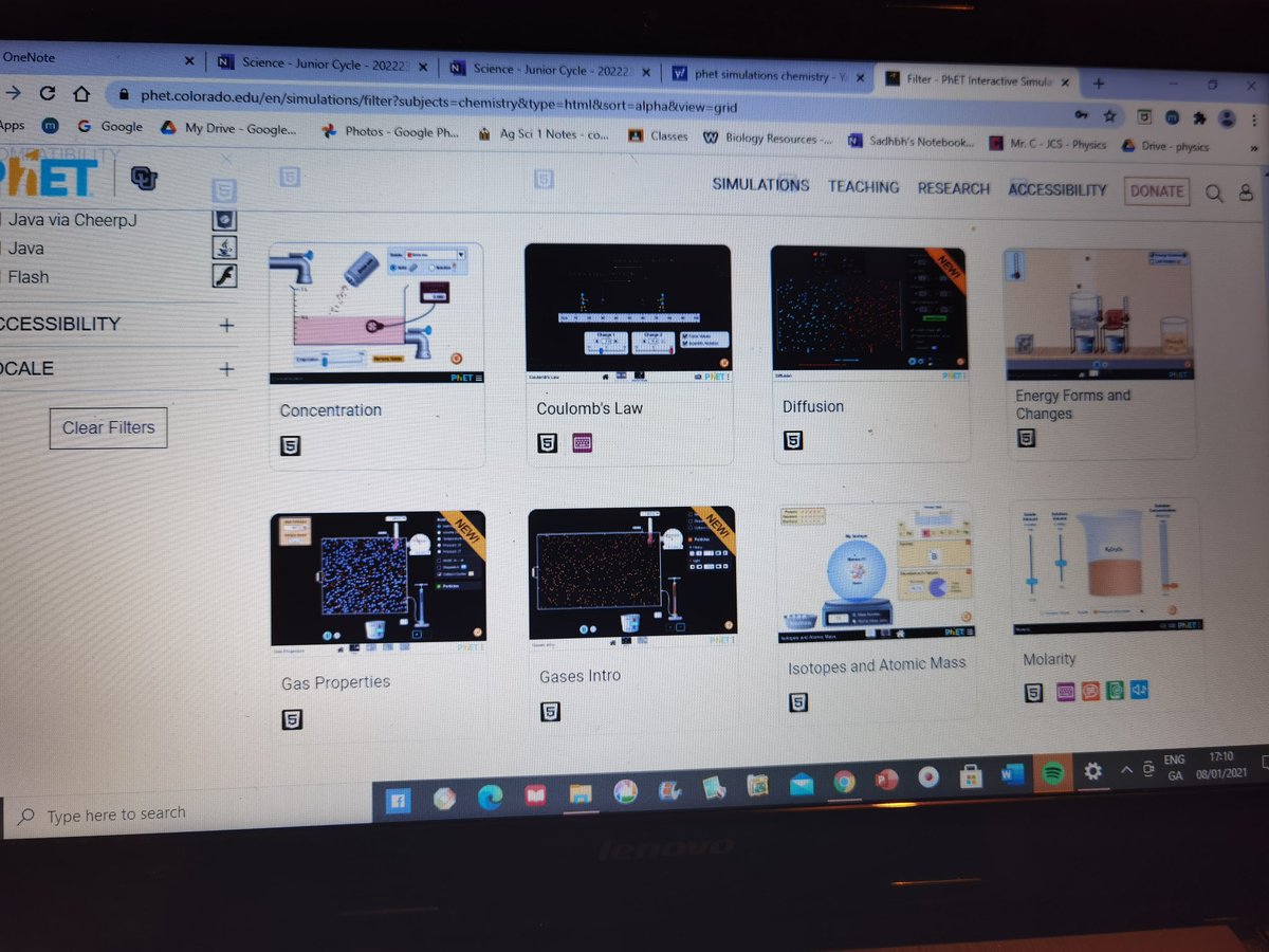 Phet - Don't know how I forgot, but  @ericadentt98 made sure to remind me about online simulations on Phet  (always work better on a laptop rather than a tablet) great for modelling, and visuals, especially since we're not in labs!