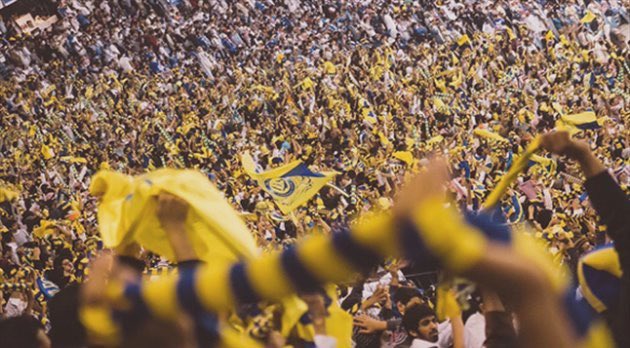 g_0a7's tweet photo. @mustafa_agha جمهور النصر مطنوخ وهيبه إن حضر 👌

جمهور النصر يدافع ويقف بوجه كل من يحاول ان يسيئ للكيان النصراوي 

فعلاً لـ قالوا  للنصر رجال .. انتم الرجال ياجمهور النصر 💛💙

استمروا  ياابطال 🙏💙💛

 #النصر_lلعين https://t.co/mnI1nvm1SA