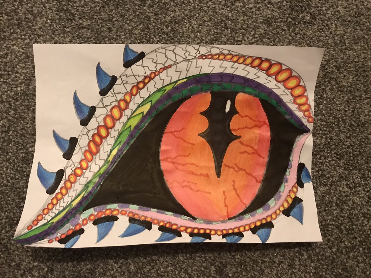 77Jenniflower's tweet photo. @Heygarthyear6 Thank you for the ELC tutoring art class today. Jess loved creating this Dragon’s eye. https://t.co/fcXoi24Ox5