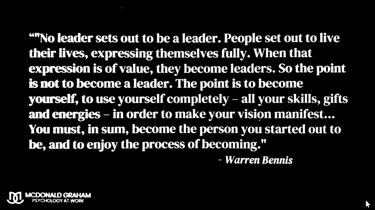 We’ll finish up this session with this quote on becoming your best you. 