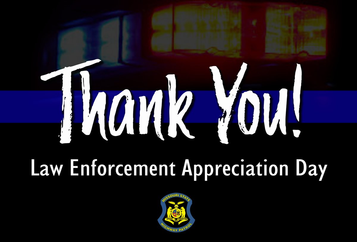 Thank you to all our brothers and sisters in blue. 
Thank you for your service, sacrifice, and dedication.
#NationalLawEnforcementAppreciationDay