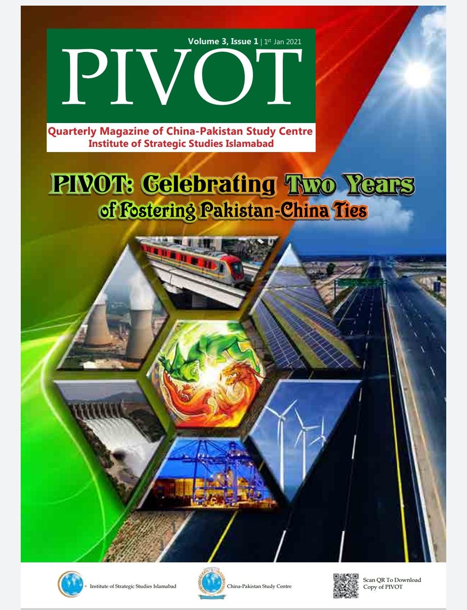 CPSC_ISSI's tweet image. Article authored by Ms. Arhama Siddiqa (Research Fellow @CMEA_ISSI) titled, "Saluting Winters with Spicy #Schezwan Noodle Soup" published in #Pivot magazine (Jan 2021 edition). 
@TalatShabbir3 
@CathayPak @ISSIslamabad