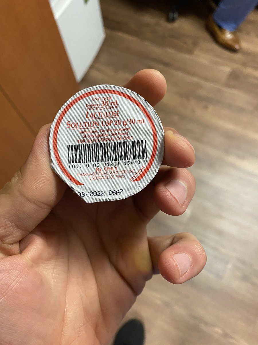 The Digestive Health Service residents at <a href="/VCU_IMRes/">VCU IM Residency</a>
 and <a href="/realSmallfield/">George Smallfield</a> wanted to try lactulose, I was kind of “bullied” into it, anyways some of us had a sip and some had the full dose!

Didn’t actually taste as bad as I thought!

What song was playing in the background?!?