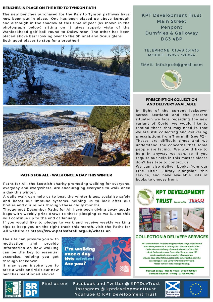 Its back to work for the Trust after the festive period and in the first edition of our Members Bulletin for 2021, we are delighted to be introducing our new look website -
New Year, New website! 
Happy New Year to our Twitter followers.
Take a peak inside for other Trust news ➡️