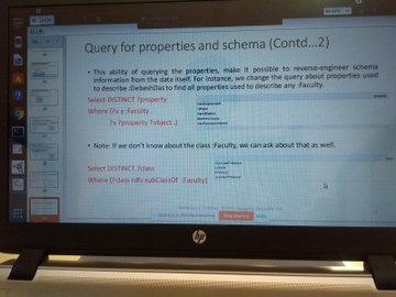 biswanath_dutta's tweet photo. Day-5: Giving tutorials to a 5-day National Workshop on "Ontology." Today, was my second day. 
#LinkedData #Ontology #SemanticWeb #DataWeb #Protege #OWL #KnowledgeGraph #StanfordUniversity https://t.co/kTDA8b5UO6