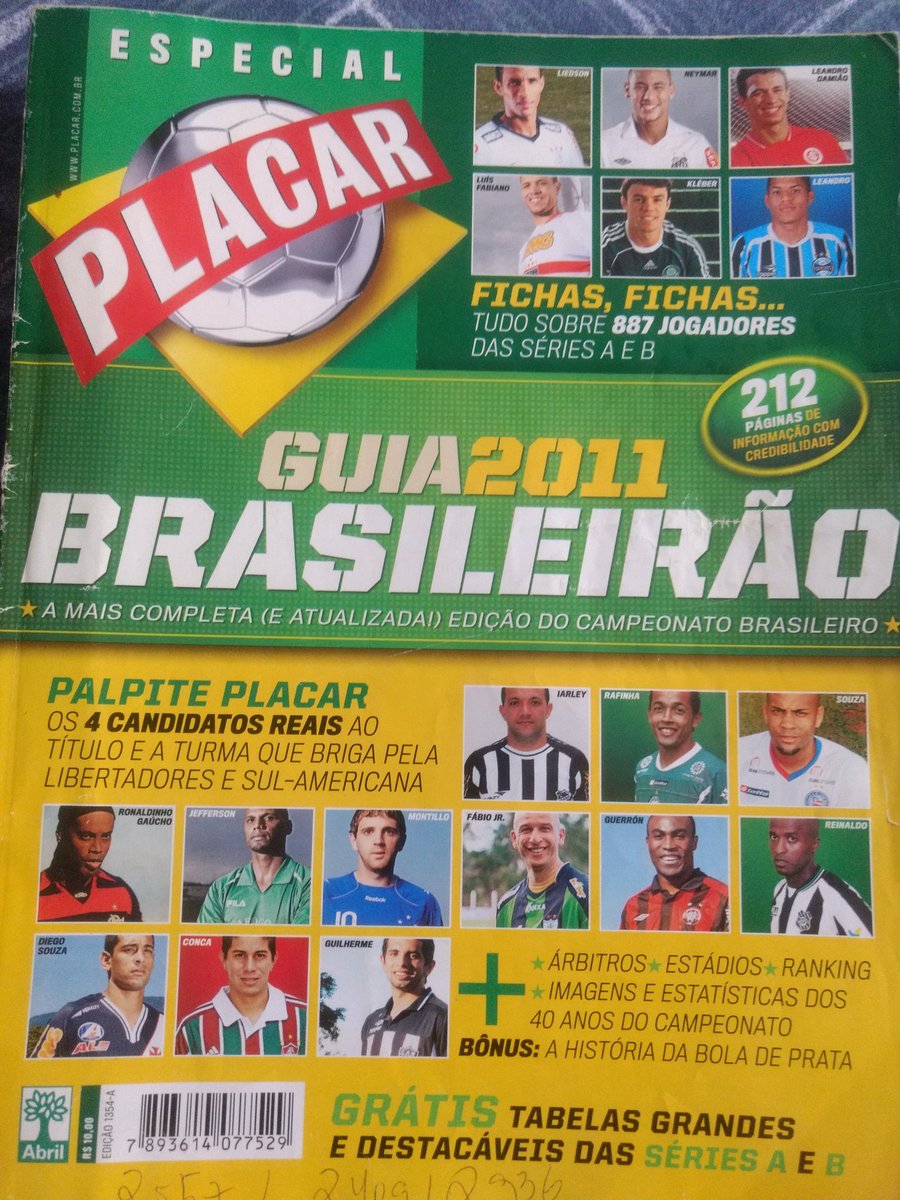 AlexPontaGross1's tweet photo. [ THREAD ] 
Guias do #Brasileirão
#SelecaoSportv #fsradiobrasil 

2011 / 2012 / 2013 / 2014
(+) https://t.co/wQQWjy3YMr