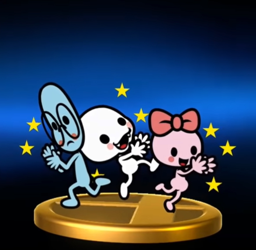 Kevin Fagaragan on X: Still think it's weird that these 3 are the only  Rhythm Heaven Characters to appear as a trophy in the previous Smash and  not return as a spirit