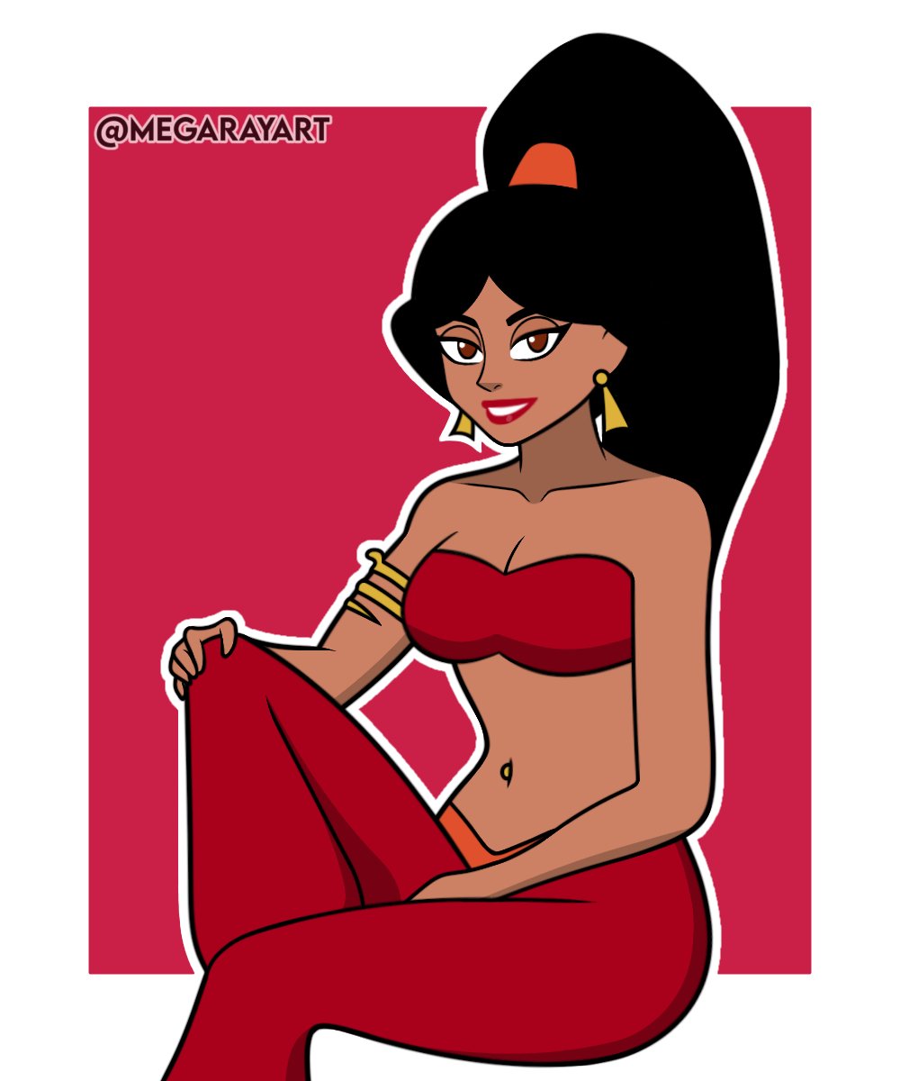 jasmine aladdin red outfit