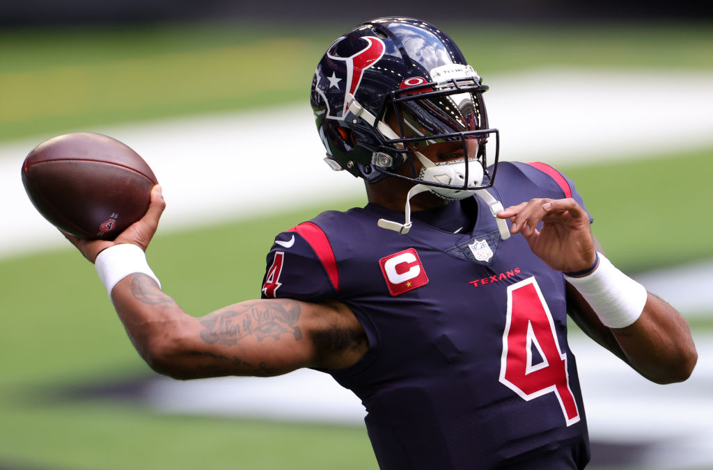 PFF's tweet photo. Deshaun Watson: PFF's 3rd highest-graded QB of 2020 (92.5)

#AllProSnub https://t.co/MLpzGta6qn