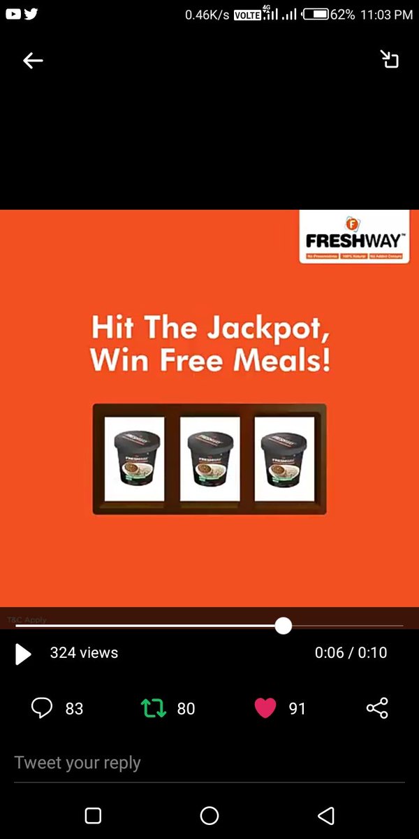 Chandansahoo378's tweet image. Done

#Freshway
#freshwayfoods
@freshwayfood

Following on all social media platforms 

@Ranjank1706 
@ImChandana01 
@imPalak18