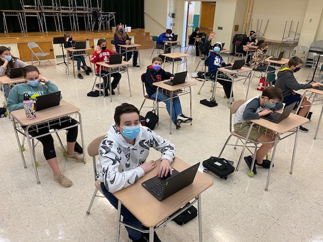 NewCenturyMS's tweet photo. Mrs. Groomsβ students hosted the Hour of Code for students throughout the school to learn about coding and experience the thrill of coding games such as Minecraft, Dance Party and others. #bettertogether #computergenius https://t.co/AZNSVB9IaC