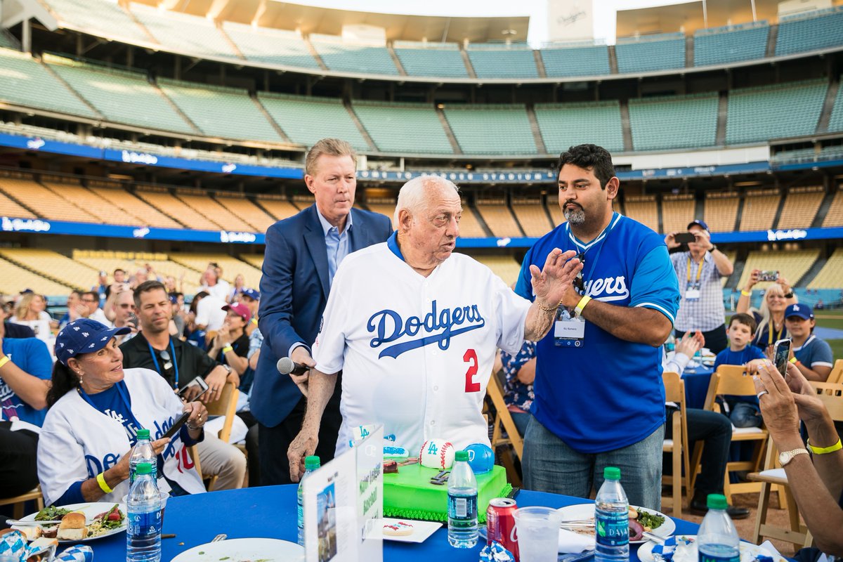 LASEC's tweet photo. Our hearts go out to the Lasorda family and the Los Angeles Dodgers community. We have been fortunate to have Tommy join us for numerous @Dodgers All-Access events and we will keep those wonderful memories close to our hearts. https://t.co/xyB0Joos8d