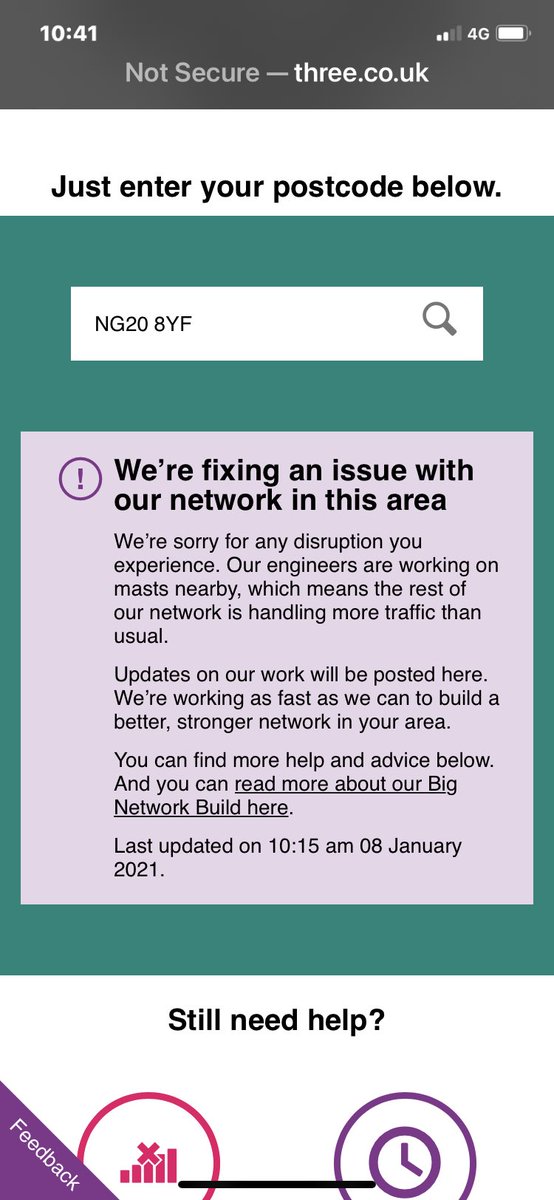 Bulldog_Jago's tweet photo. @ThreeUKSupport  any eta on this been like it on and off for weeks? https://t.co/jAMBHz5P0A