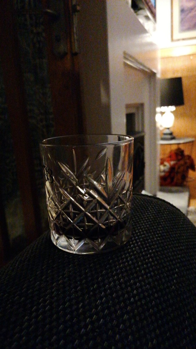 Perfect metaphor for this year, I'm drinking red wine from a whiskey glass cause nothing fucking matters anymore