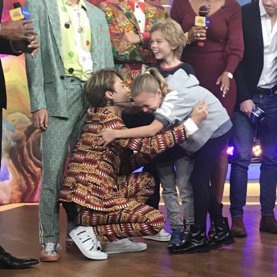 never forget when that little girl finally saw him and started crying and he immediately went to hug her 