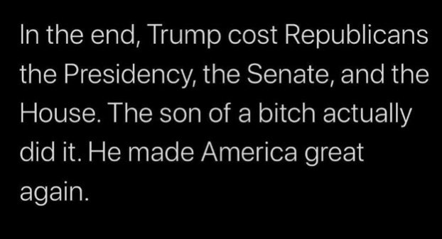 <a href="/murray_nyc/">MURRAY</a> <a href="/sarah_sxu/">Sarah X</a> <a href="/realDonaldTrump/">Donald J. Trump</a> <a href="/JoeBiden/">Joe Biden</a> But he did ! Lol