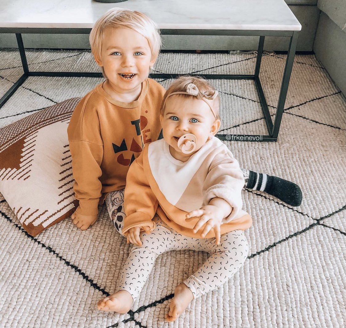 Well what are you little loves up to? [August grinned as he returned home to see his little ones playing in the living room.] Where’s mommy?