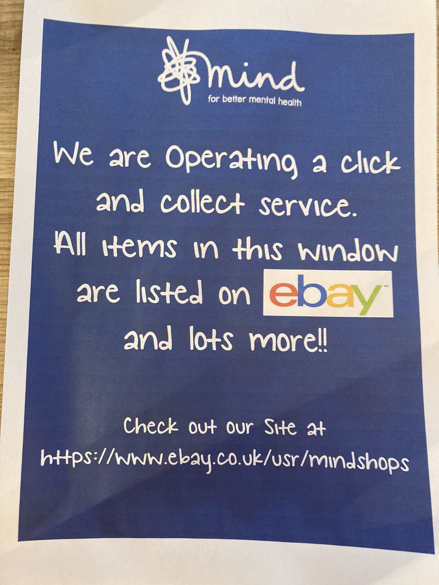 kevinwillows's tweet photo. More new items listed today on @eBay to help support @MindCharity why we are closed. All click and collect from your @mindhinckleyfu1 shop. More items being listed daily. Visit https://t.co/79NmcDg1s8 #ebay #mindcharity #hinckley #Leicestershire #ClickandCollect #lockdown https://t.co/D4Wrr6rzWC