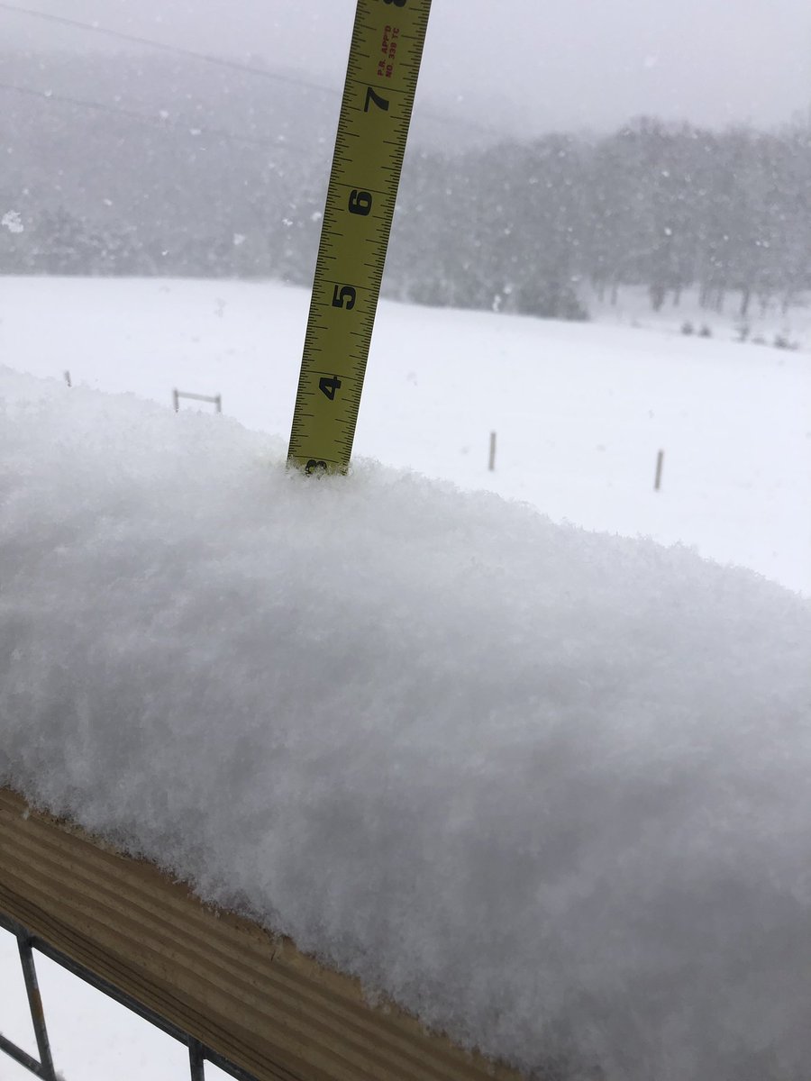 Still coming down in Sparta, NC. Wish I was there! <a href="/wxbrad/">Brad Panovich</a>