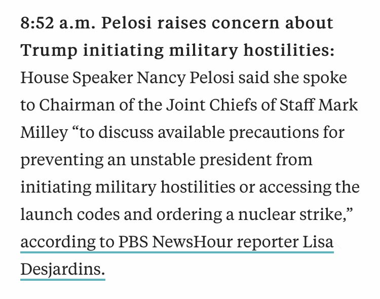 15/ Another example. This – circumventing the chain of command to prevent hostilities – can be de-escalatory for one side and escalatory for the other.Whatever your side, if any, can you feel both?Necessary act of not, could it have been communicated better?(ht  @aledeniz)