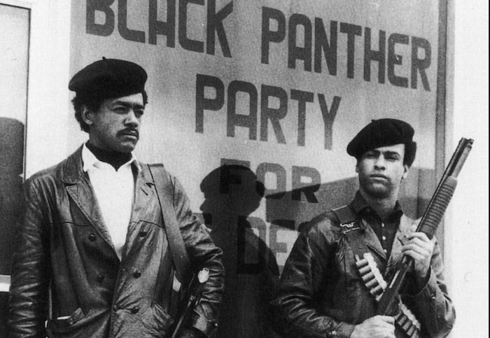 For context, the Black Panthers’ original name was the “Black Panther Party for Self-Defense” and Huey Newton & Bobby Seale founded it October 15, 1966 in Oakland, California to patrol the Oakland Police Department, combating police brutality & harassment in the Black community.