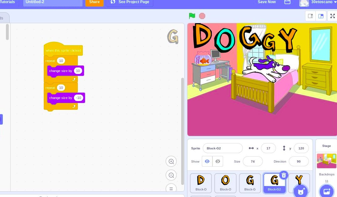 LarraMedia's tweet photo. New Year, New @scratch projects to show off with their classmates! #bravobburg 3rd is learning the basics with the Animate a Name tutorial this week! https://t.co/8hVN0Zj04j