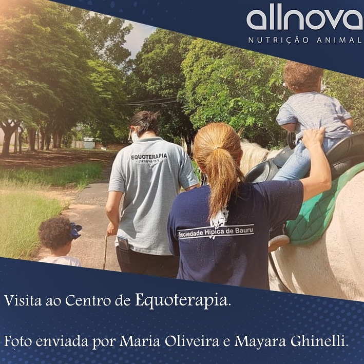 Allnova_na's tweet photo. Na manhã de hoje, 08 de Janeiro, nossas colaboradoras Maria Oliveira ( @mariadroliveira ) e Mayara Ghinelli (@mayaraghinelli ) realizaram uma visita ao Centro de Equoterapia de Bauru.
Agradecemos aos anjos que fazem parte desse time. A Allnova Nutrição Animal apoia essa causa! https://t.co/kdkSxlSU4N