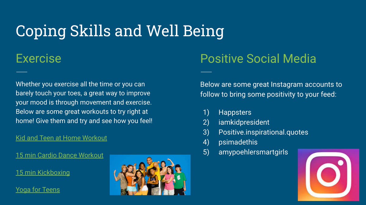 These are some great resources on coping skills and positive social media. Check them out here: docs.google.com/presentation/d…