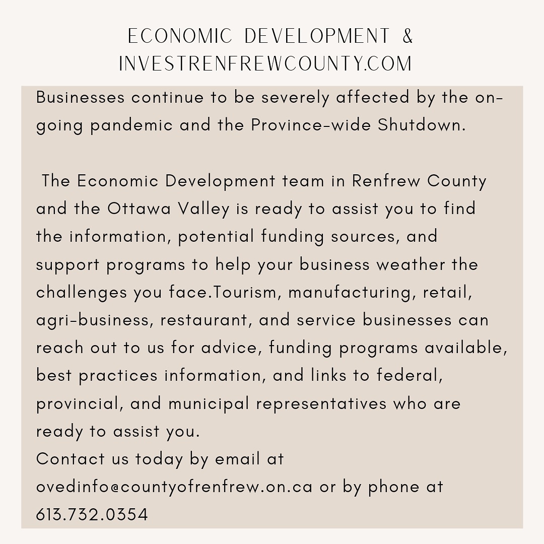 Renfrew County EcDev (@countyofrenfrew) on Twitter photo 