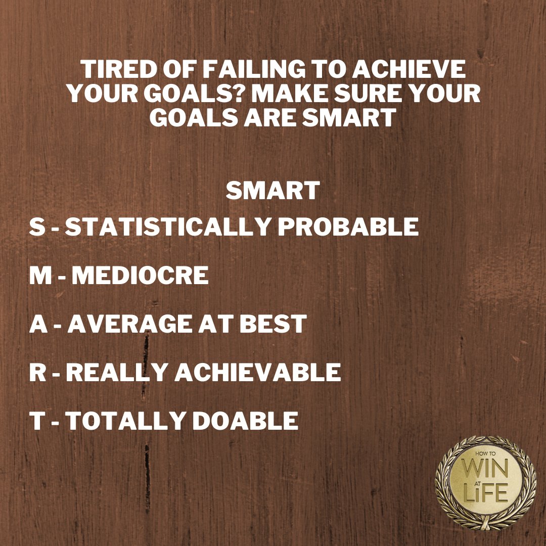 How2WinAtLife's tweet image. Trust me, I know a thing or five about not achieving my goals. Fortunately, I discovered the SMART method and everything changed. Since then I have literally never failed at anything!