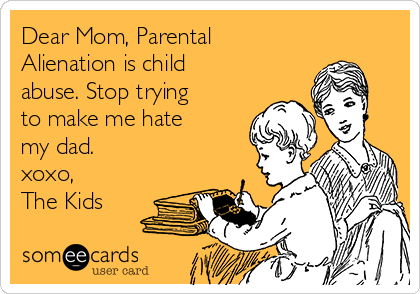 DadsRightsToo's tweet photo. #parentAlienation #FamilyAlienation #ChildAbuse #ShameOnYou #BadMom https://t.co/a9qPKg0Ogu