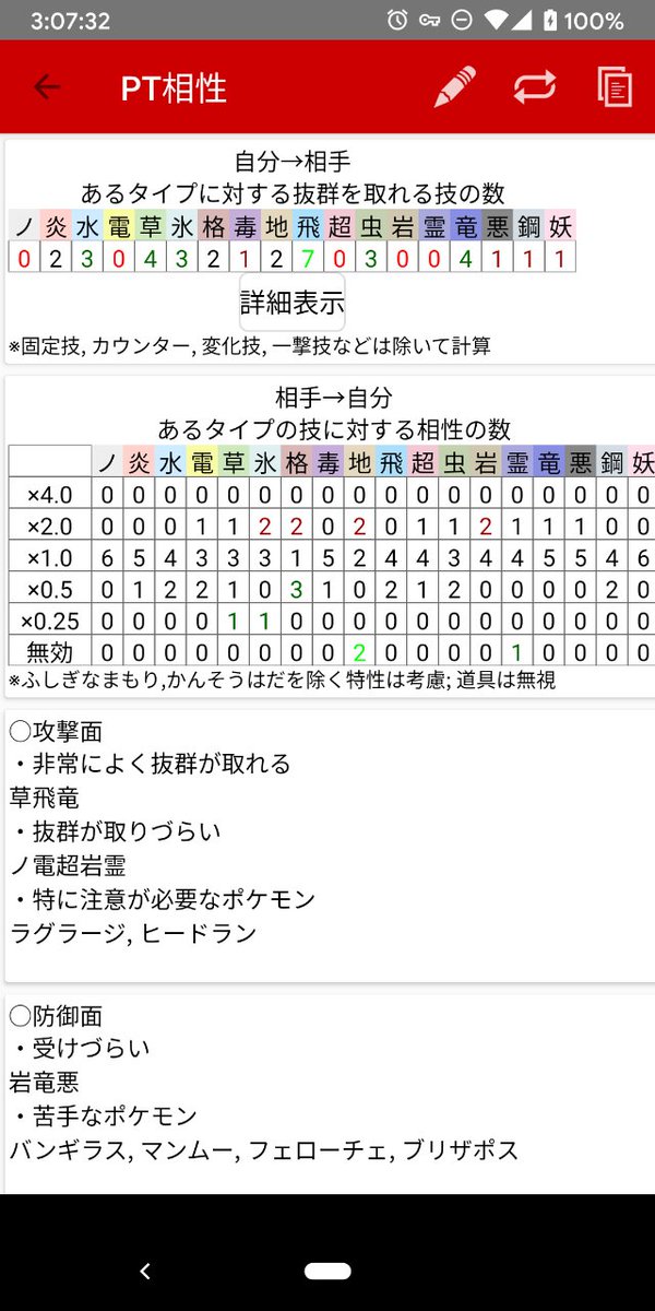 Uzivatel Kyu ポケマネなど開発者 Na Twitteru ポケマネver 5 6 02をplaystoreにアップロードしました 更新が反映され次第 アップデートをお願いいたします 本バージョンでの変更点は以下になります Pt相性計算を剣盾に対応させました
