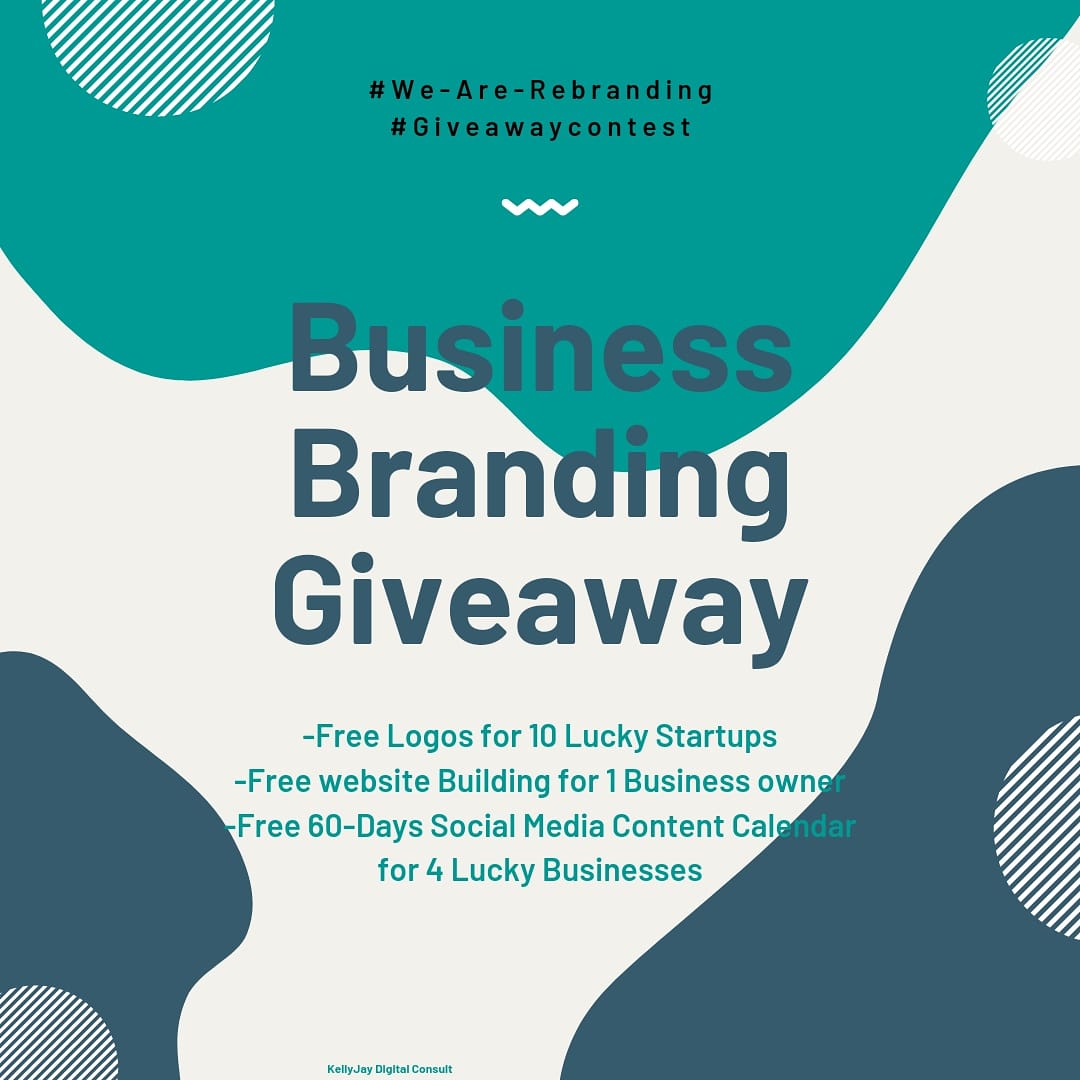 KellyjayConsult's tweet photo. #WeAreReBranding 
#giveaway 
#giveawaytime 
#giveawaycontest 
#BigReveal 
#startupbusiness 
#startupgiveaway 
Our Giveaway is now #live 
-Logos
-Website
-Content Calendars
All up for grabs, for free.. https://t.co/8YmjQlKoId