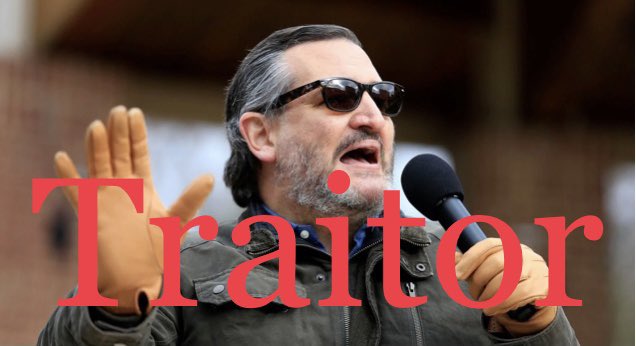 Retweet if you agree that <a href="/tedcruz/">Ted Cruz</a> is a traitor.