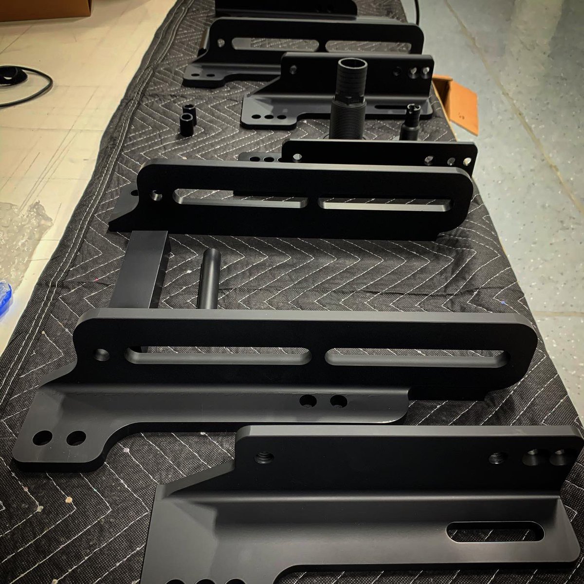 tworiversboats's tweet photo. Some custom cerakoted hardware going on the new #TRBCustoms creation we will be revealing at next week’s @StuartBoatShow! Make sure to come by and check out our booth!
•
•
•
#tworiversboatworks #mercurymarine #mercuryoutboards #mercuryracing #stuartfl #stuartflorida #florida https://t.co/dImna0QpuS