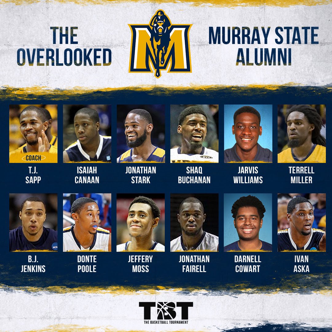 TBT (@thetournament) on Twitter photo 🚨BREAKING🚨: Isaiah Canaan tells @InsideTbt that a Murray State alumni team WILL apply for TBT 2021!
First look at the <a href="/MurrayStateTbt/">The Overlooked TBT</a> roster ⤵️ 🚨BREAKING🚨: Isaiah Canaan tells @InsideTbt that a Murray State alumni team WILL apply for TBT 2021!
First look at the <a href="/MurrayStateTbt/">The Overlooked TBT</a> roster ⤵️